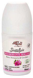 Desodorante Roll on 50ml - Rosa Mosqueta e gêranio