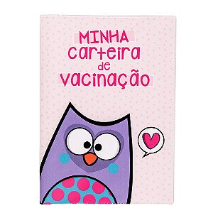 Porta Carteira de Vacina- Coruja