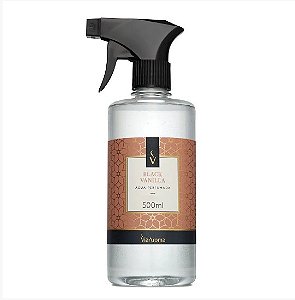 Água Perfumada Para Tecidos Via Aroma 500ml - Black Vanilla