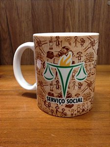 Caneca Cerâmica - Serviço Social