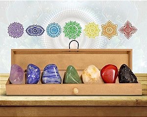 Caixa de Pedras - 7 Chakras