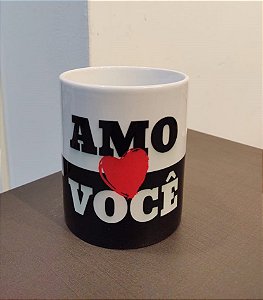 Caneca Cerâmica - Amo você