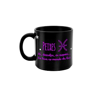 Caneca 360ml Signo- Peixes