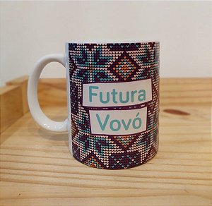 Caneca Cerâmica - Futura Vovó arabesco