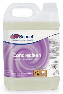 Concreclean Sandet 5Lts Limpa Concreto 