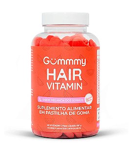 Gummmy Hair Vitamin 60 cápsulas Melancia