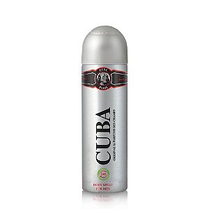 Desodorante Cuba Black Body Spray 200ml 