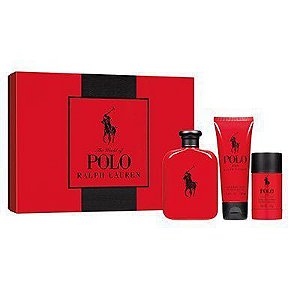 Kit Polo Red Ralph Lauren Eau de Toilette 125ml + Shower Gel 100ml + Desodorante 75ml - Masculino