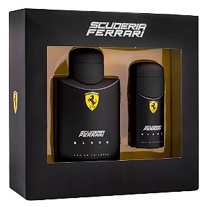 Kit Scuderia Ferrari Black - Perfume Masculino - Eau de Toilette 125ml + Eau de Toilette 30ml