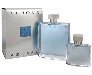 Kit Azzaro Chrome Travel Exclusive Eau de Toilette 200ml + Miniatura 30ml - Masculino