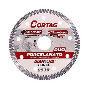 Disco Diamantado Porcelanato DUO Force 115mm - 4.1/2"