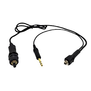 Mute para microfone passageiro ou aluno avião headset dual plug