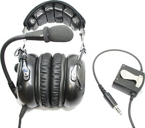 Fone Headset Piloto de helicóptero, modelo profissional com ANR cancelling redutor ruídos eletrônico PCH PPH
