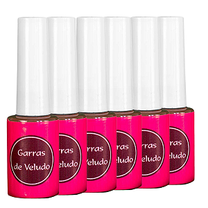 Kit 6 Bases Transparente Fortalecimento e Crescimento