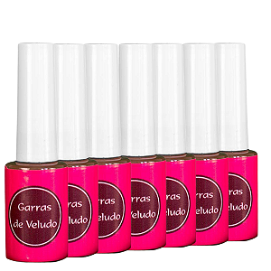 Kit 7 Bases Transparente Fortalecimento e Crescimento