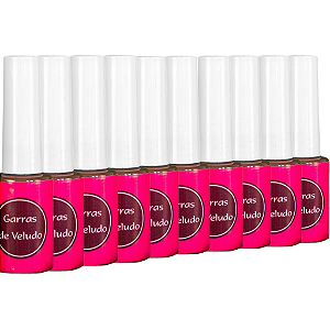 Kit 10 Bases Transparente Fortalecimento e Crescimento