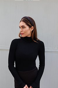 BLUSA MANGA LONGA PRETA