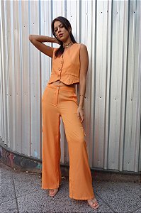 CALÇA ALFAIATARIA LARANJA