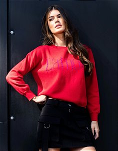 BLUSA TRICOT LAMOUR VERMELHO