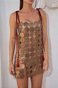 VESTIDO COURO RUSTIC TERRACOTTA