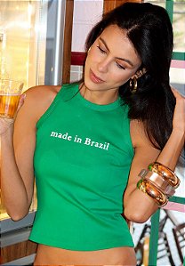 REGATA VERDE MADE IN BRASIL