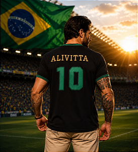 CAMISETA PERSONALIZADA COPA PRETA