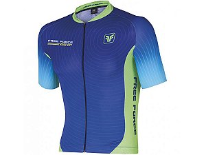 Camisa Ciclismo Free Force Road Day Azul