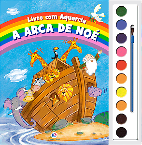 Livro Com Aquarela - A Arca De Noé