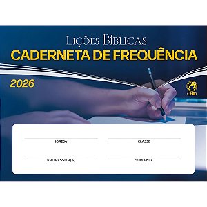 Caderneta de Frequência Escola Dominical