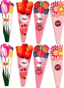 Cartão Mãe Flor Diversos