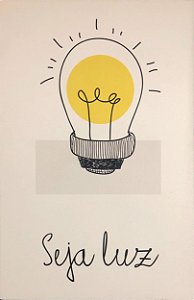 Quadro MDF Grande - Seja luz