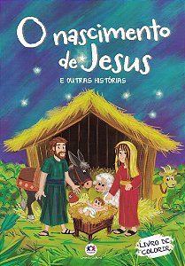 Livro De Colorir - O Nascimento De Jesus
