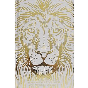 Harpa Avivada e Corinhos - Letra Hipergigante - Capa Dura - Leão - Branca