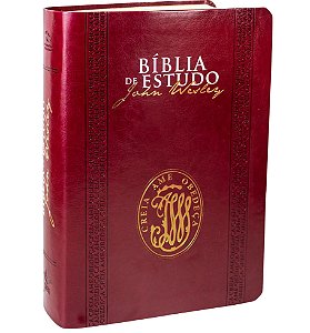 Bíblia de Estudo John Wesley - Vinho