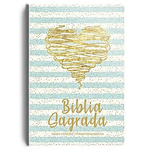 Bíblia NVT - Coração Brilhante Semi Luxo