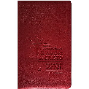 Bíblia Almeida Edição Contemporânea Ultra Fina - Cruz Vermelha #20AnosDe100%