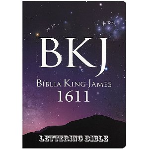 Bíblia King James 1611 - Universo - Lettering Bible