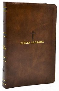 Bíblia ACF Letra Grande - Luxo Marrom