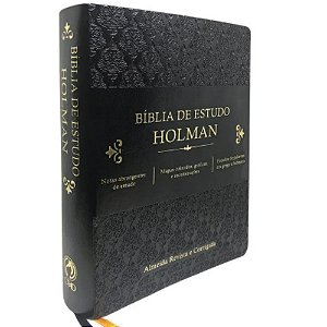 Bíblia de Estudo Holman CPAD - Preta