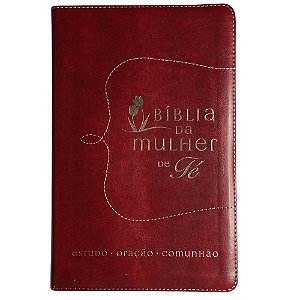 Bíblia da Mulher de Fé NVI Vermelha