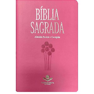 Bíblia RC Slim Pink - SBB