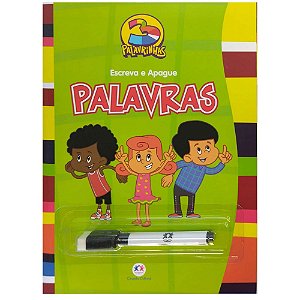 Escreva e Apague Palavras, 3 Palavrinhas - Ciranda Cultural