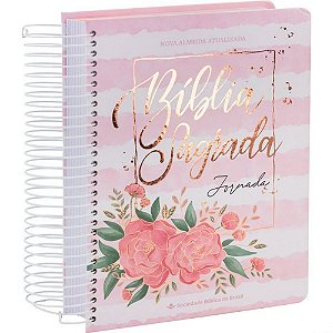 Bíblia NAA Jornada - Rosa Capa Dura