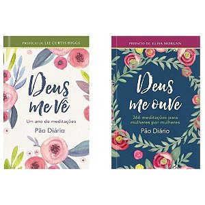 Kit Deus me Ouve + Deus Me Vê (Devocionais) - Pão Diário