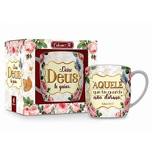 Caneca de Porcelana - Deixe Deus te Guiar