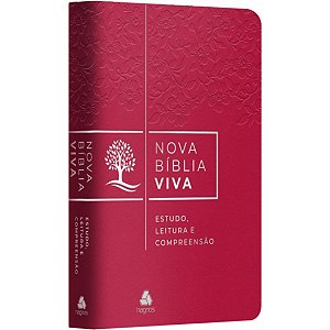 Nova Bíblia Viva de Estudo - Luxo - Pink - Hagnos