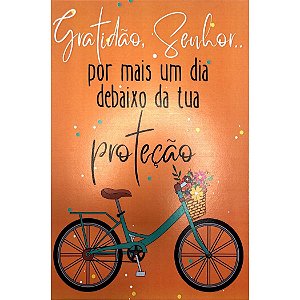 Quadro MDF Grande - Gratidão Senhor