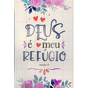 Quadro MDF Grande - Deus é Meu Refúgio