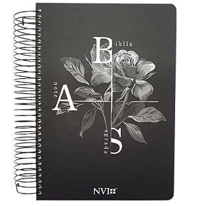 Bíblia Anote - NVI - Espiral - Flor de Inverno