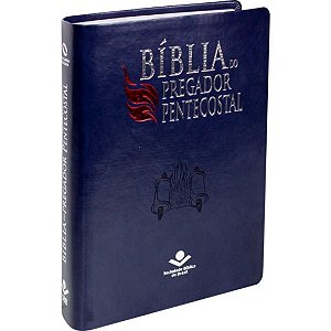 Bíblia do Pregador Pentecostal NAA - Azul